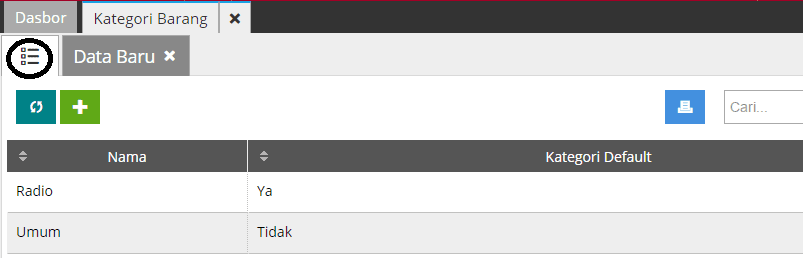 kategori barang