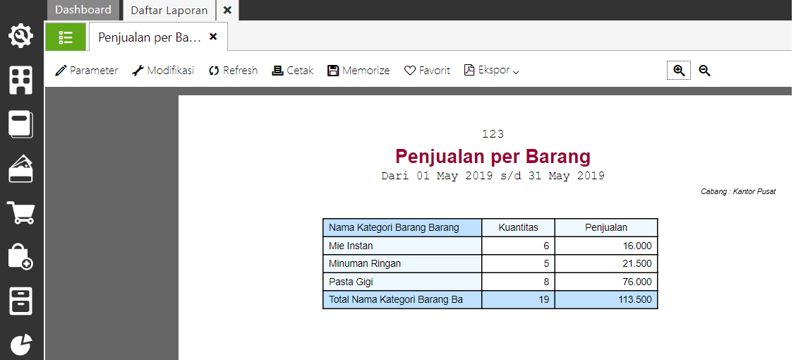membuat kategori barang di Accurate Online 